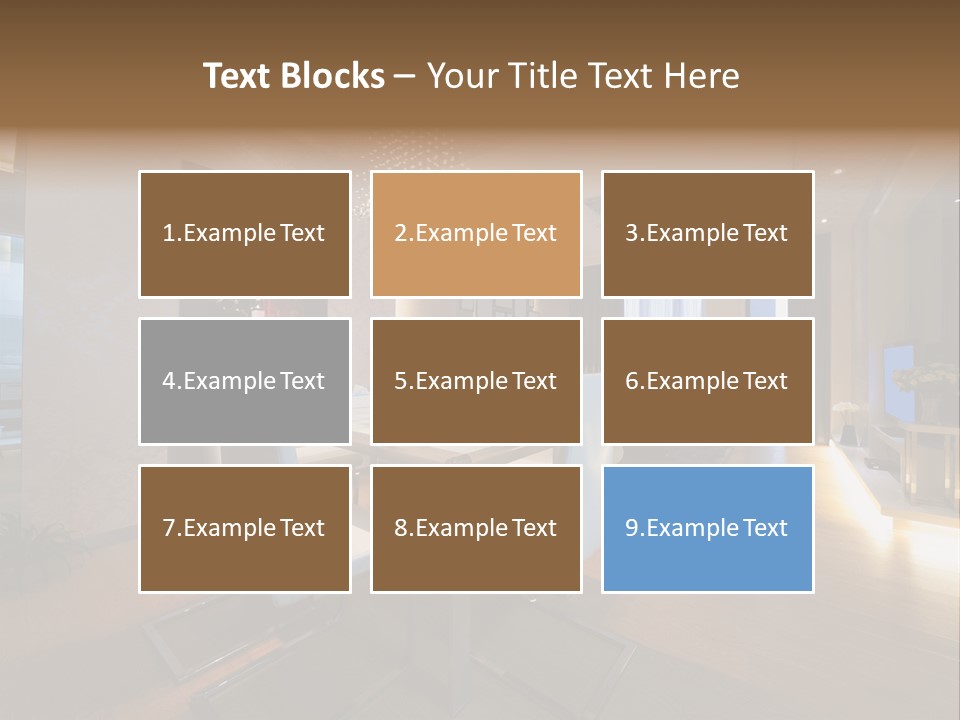 Decor Wallpaper Floorboard PowerPoint Template