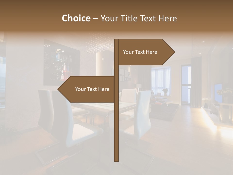 Decor Wallpaper Floorboard PowerPoint Template