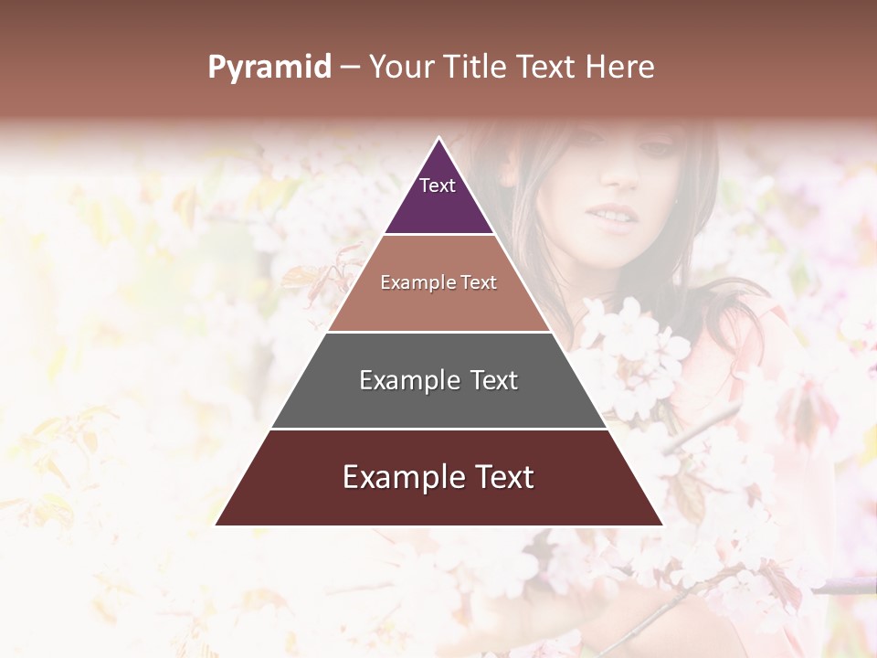 Glamour Makeup Sakura PowerPoint Template