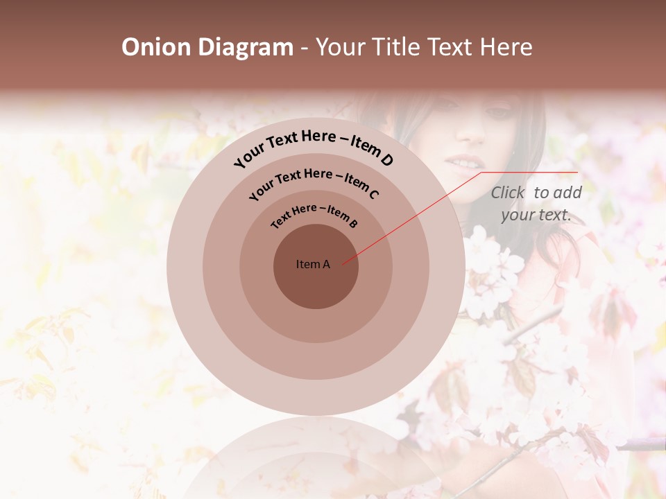 Glamour Makeup Sakura PowerPoint Template