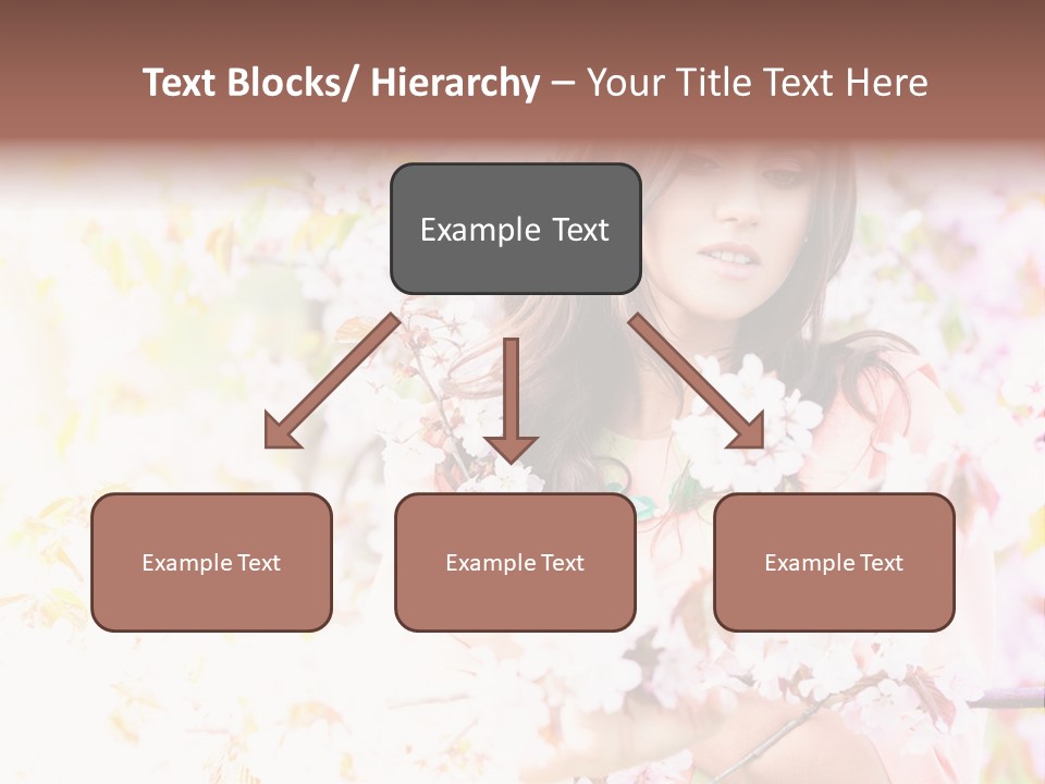 Glamour Makeup Sakura PowerPoint Template