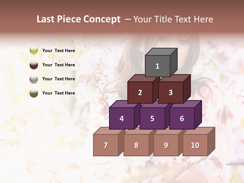 Glamour Makeup Sakura PowerPoint Template