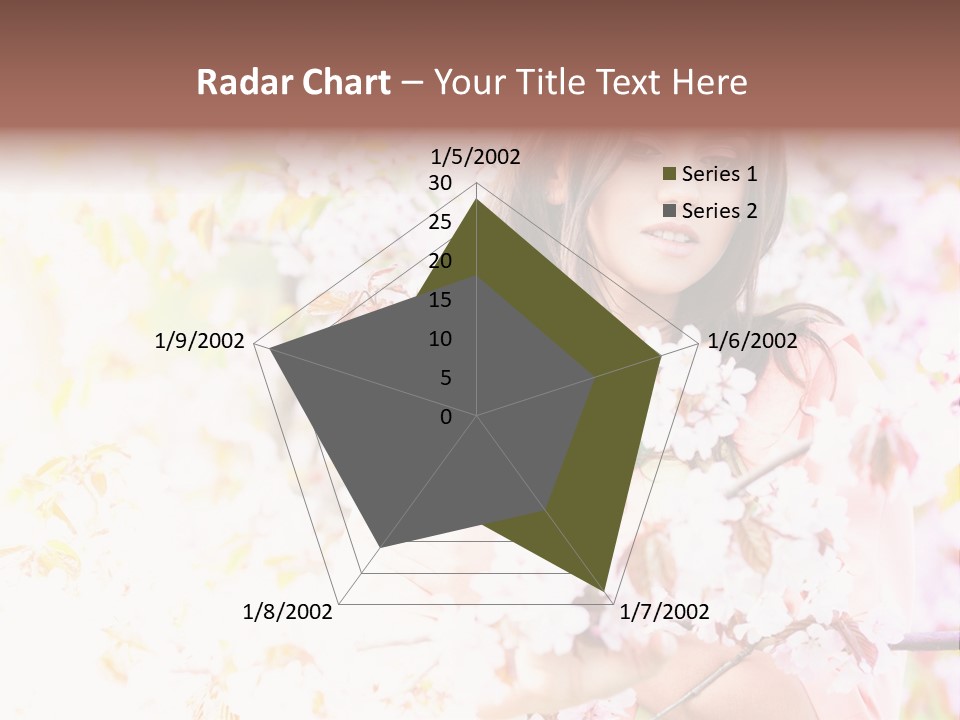 Glamour Makeup Sakura PowerPoint Template