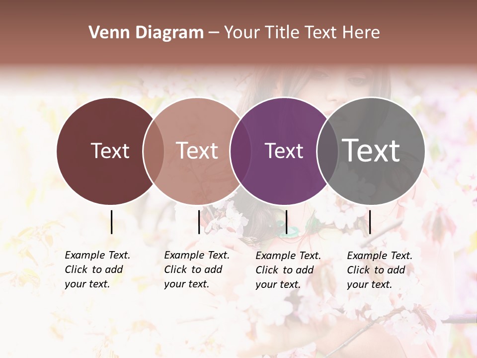 Glamour Makeup Sakura PowerPoint Template