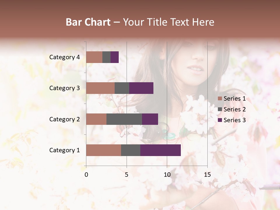 Glamour Makeup Sakura PowerPoint Template