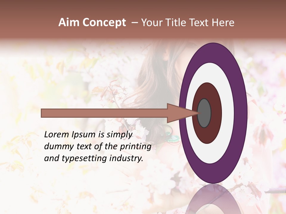 Glamour Makeup Sakura PowerPoint Template