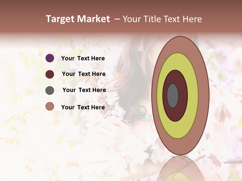 Glamour Makeup Sakura PowerPoint Template