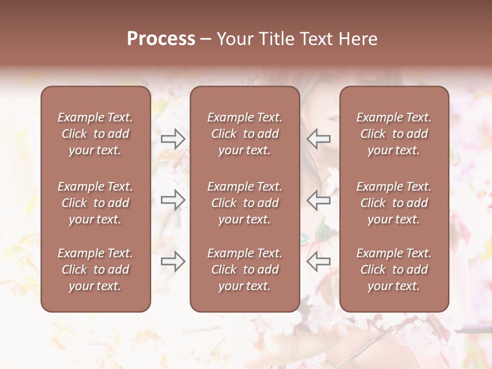 Glamour Makeup Sakura PowerPoint Template