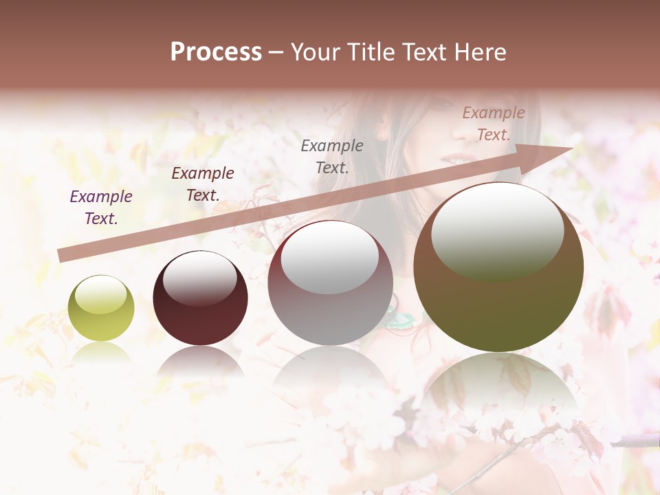 Glamour Makeup Sakura PowerPoint Template