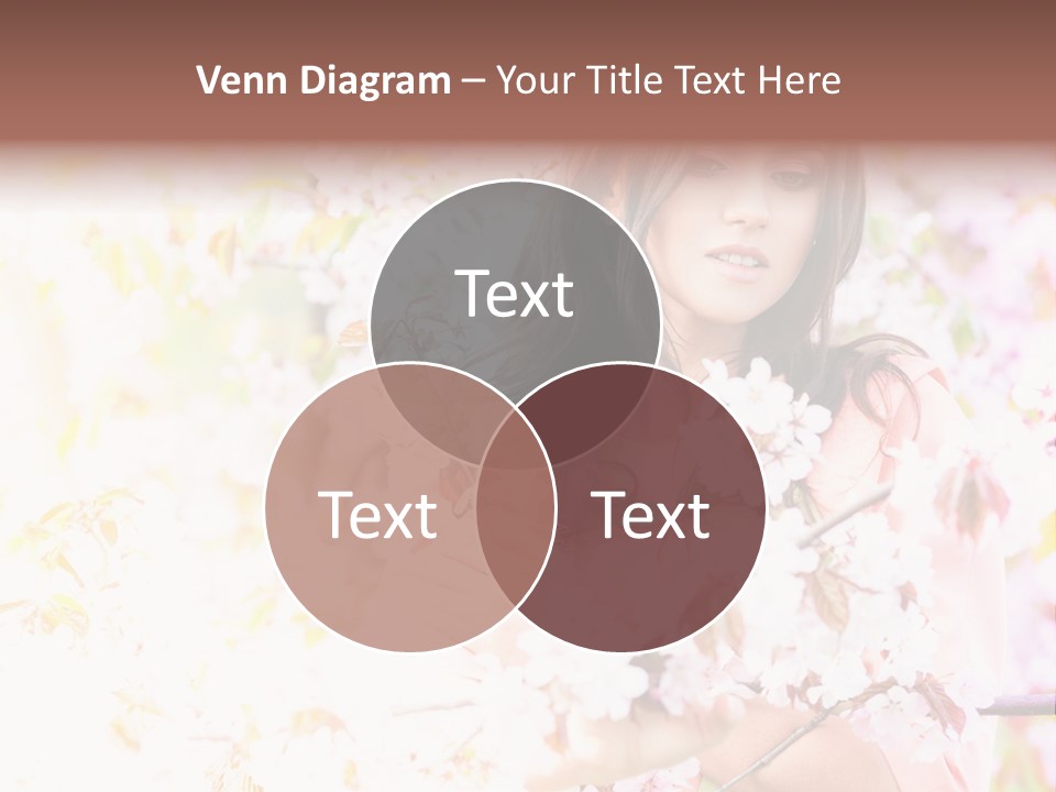 Glamour Makeup Sakura PowerPoint Template