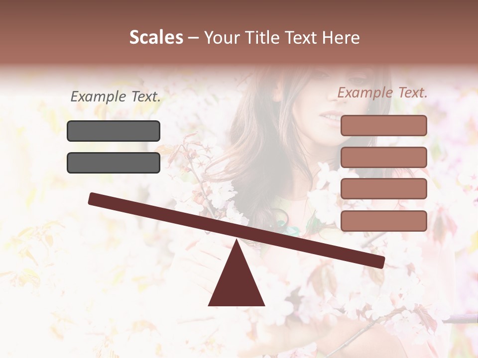Glamour Makeup Sakura PowerPoint Template