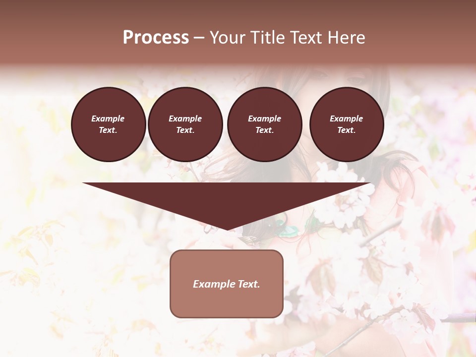 Glamour Makeup Sakura PowerPoint Template