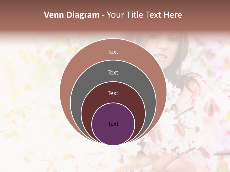 Glamour Makeup Sakura PowerPoint Template