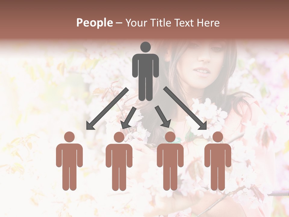 Glamour Makeup Sakura PowerPoint Template