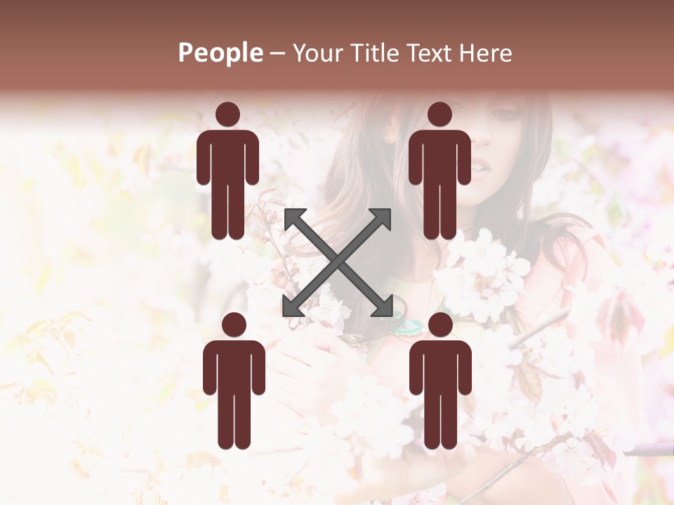 Glamour Makeup Sakura PowerPoint Template