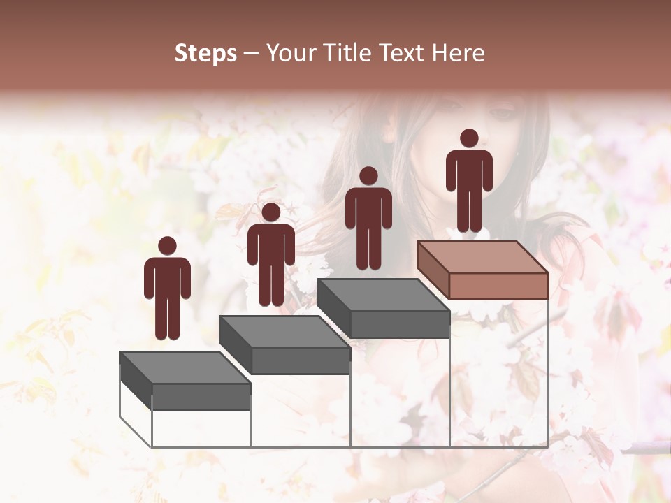 Glamour Makeup Sakura PowerPoint Template