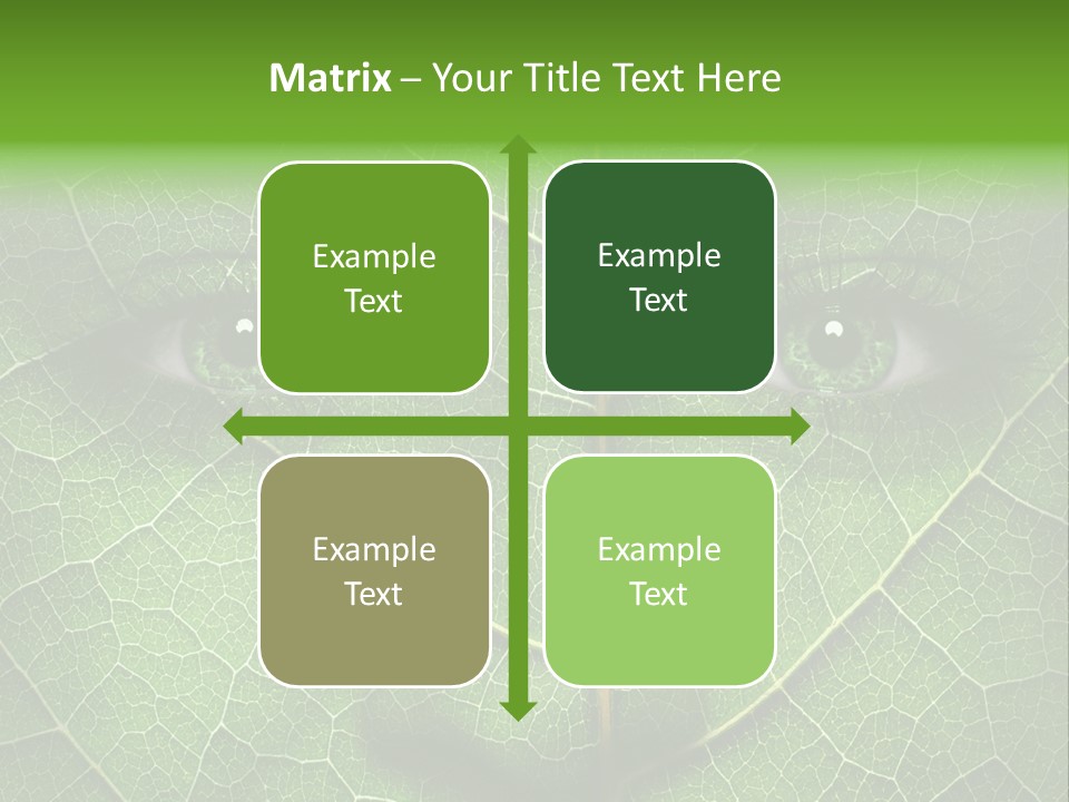 Woman Global Warming Environmental Protection PowerPoint Template