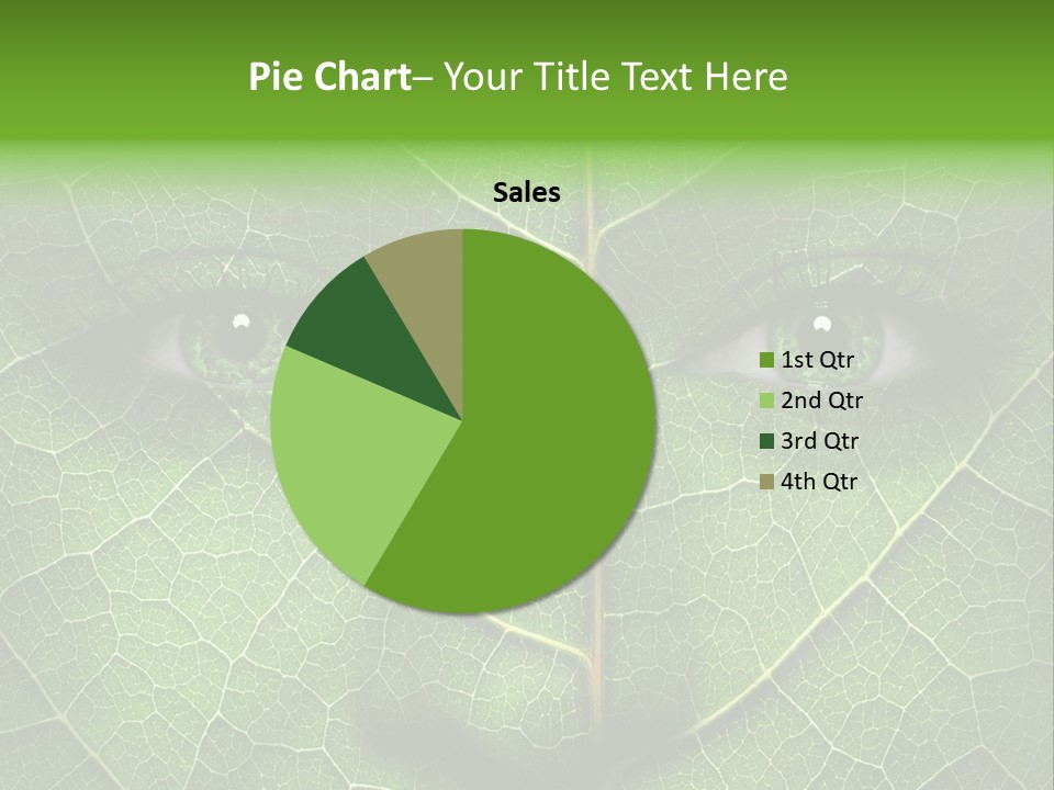 Woman Global Warming Environmental Protection PowerPoint Template