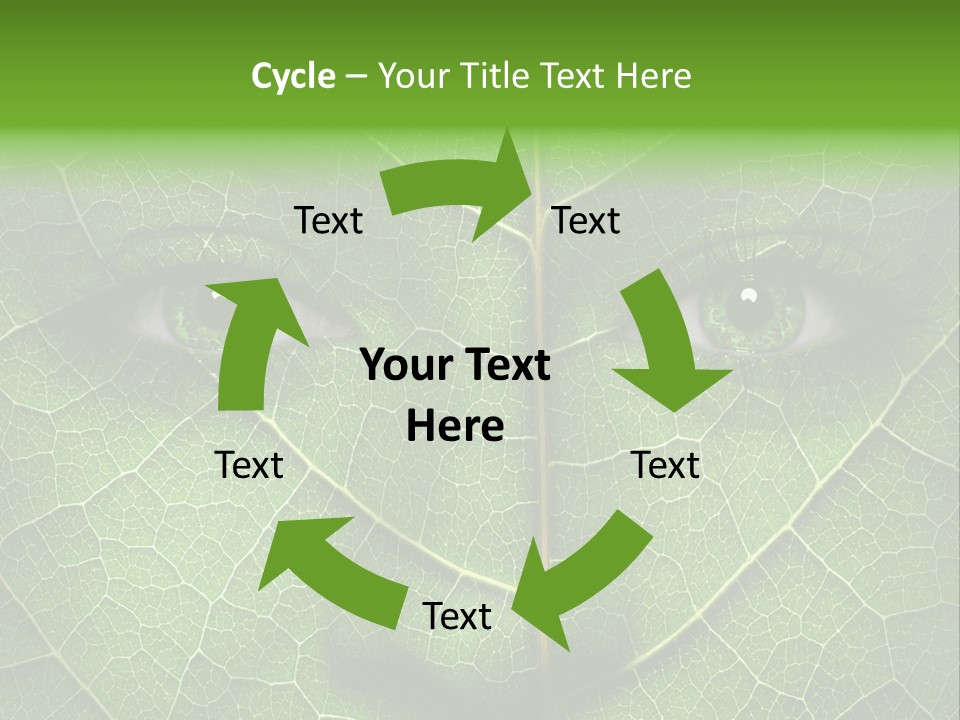 Woman Global Warming Environmental Protection PowerPoint Template