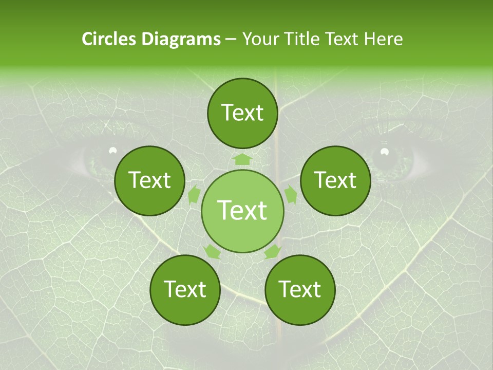 Woman Global Warming Environmental Protection PowerPoint Template