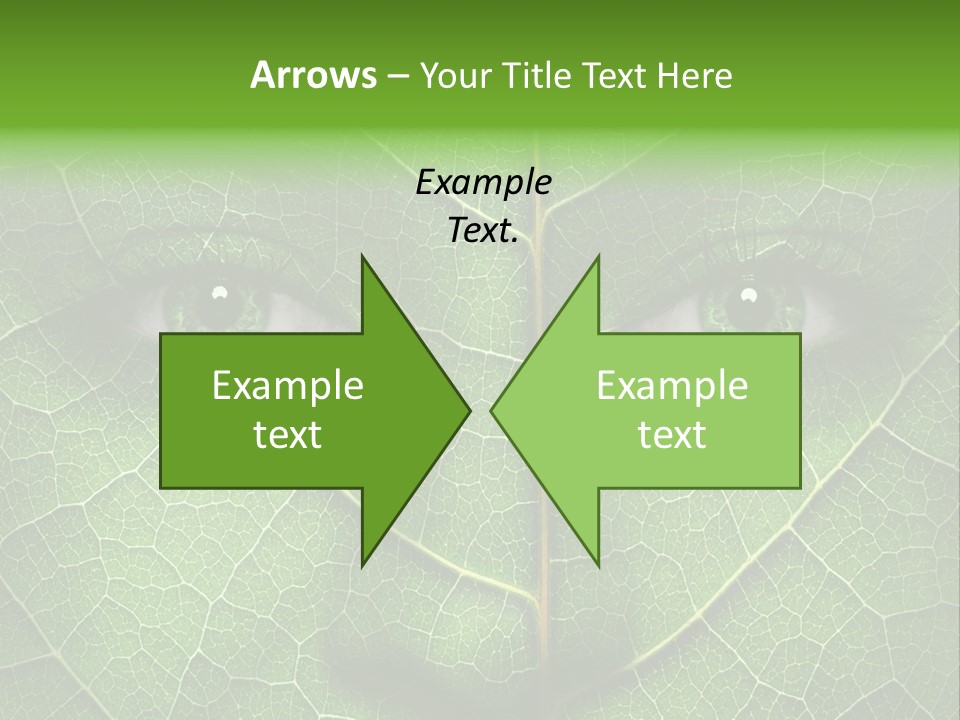 Woman Global Warming Environmental Protection PowerPoint Template