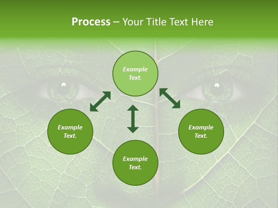 Woman Global Warming Environmental Protection PowerPoint Template