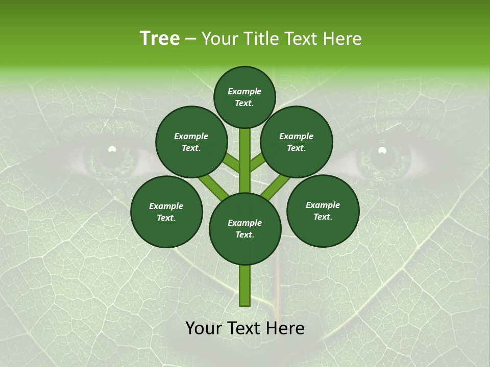 Woman Global Warming Environmental Protection PowerPoint Template