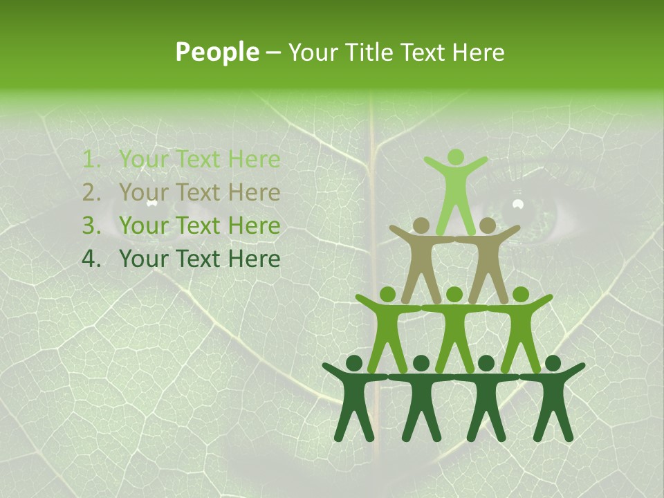 Woman Global Warming Environmental Protection PowerPoint Template