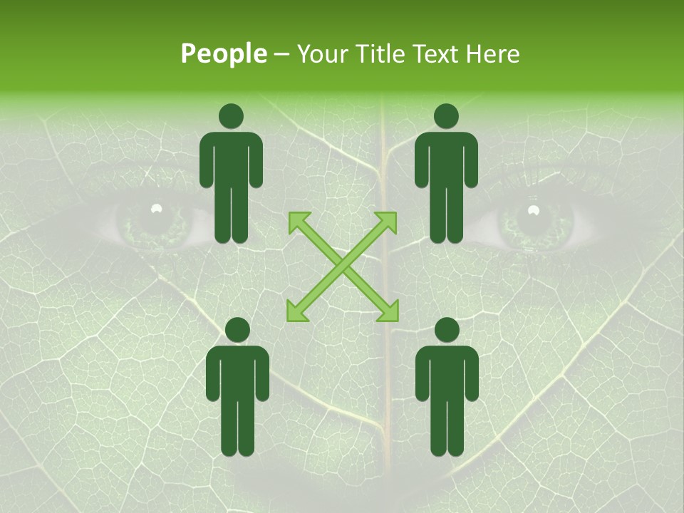 Woman Global Warming Environmental Protection PowerPoint Template