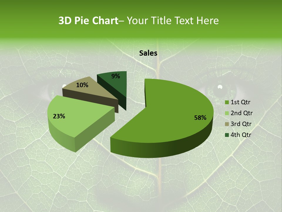 Woman Global Warming Environmental Protection PowerPoint Template