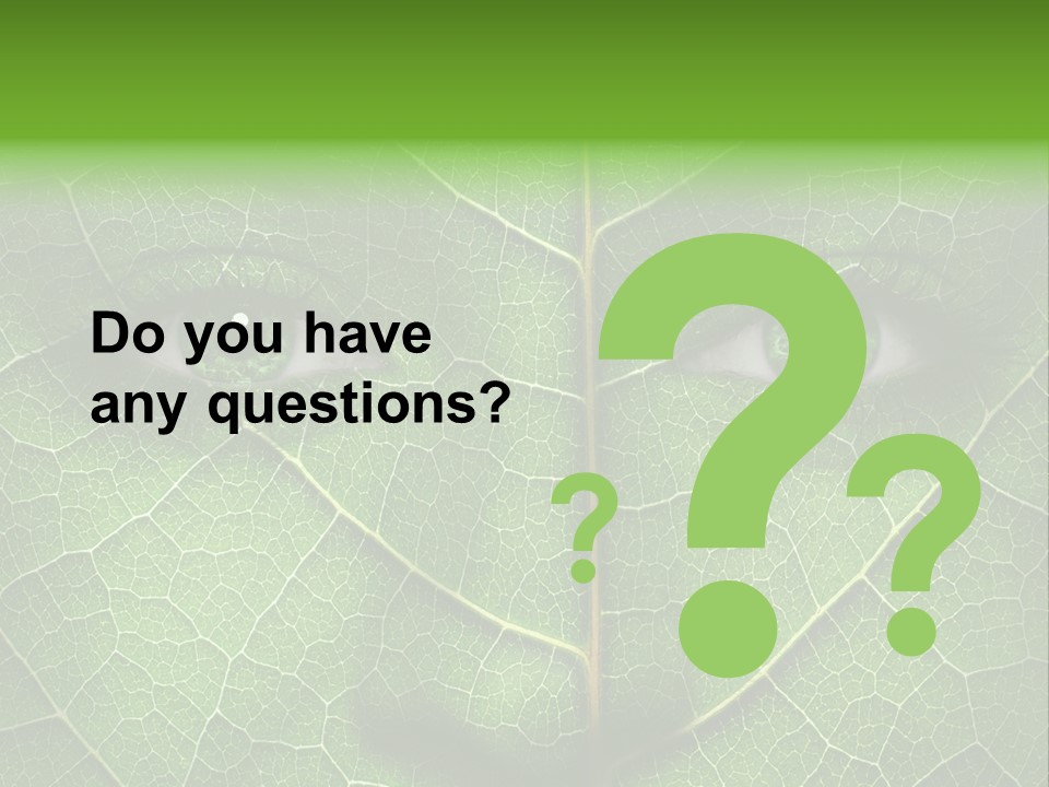 Woman Global Warming Environmental Protection PowerPoint Template