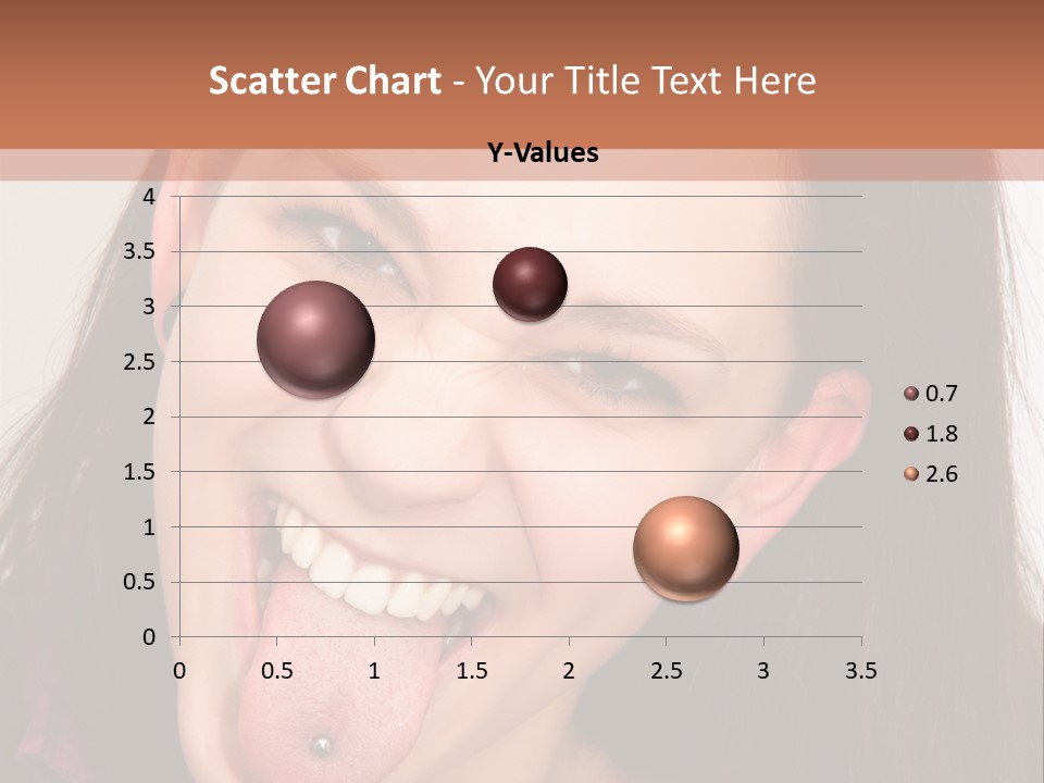 Anger Woman Tongue Out PowerPoint Template