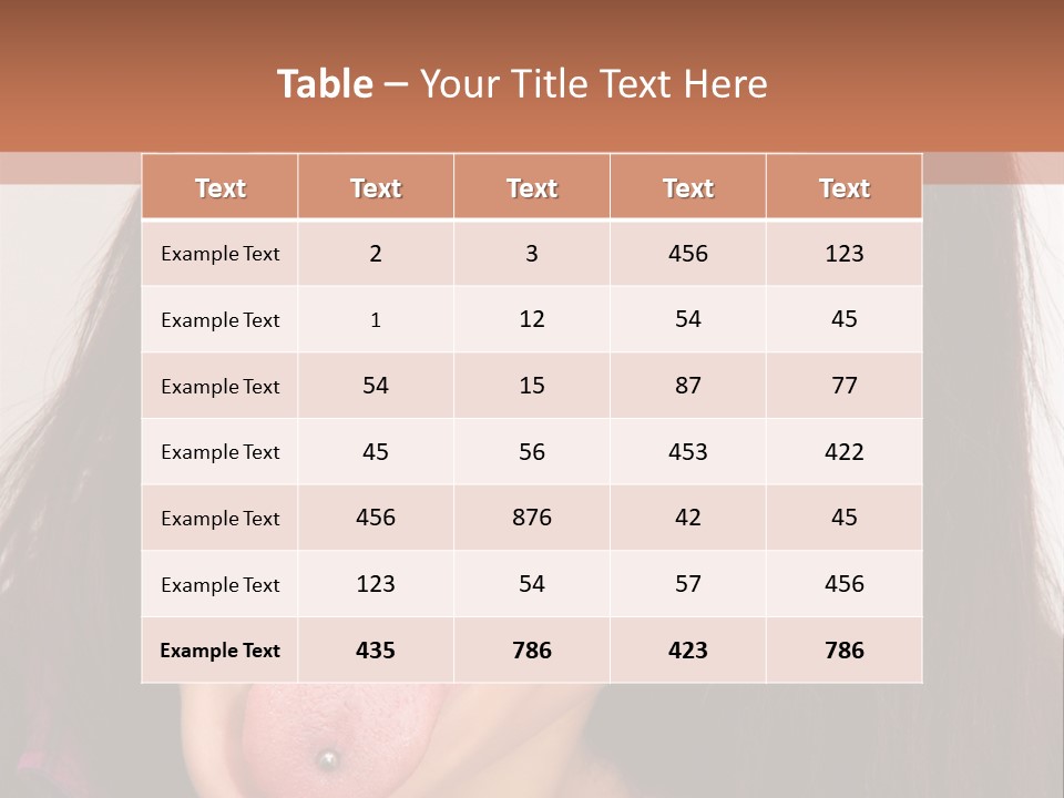 Anger Woman Tongue Out PowerPoint Template