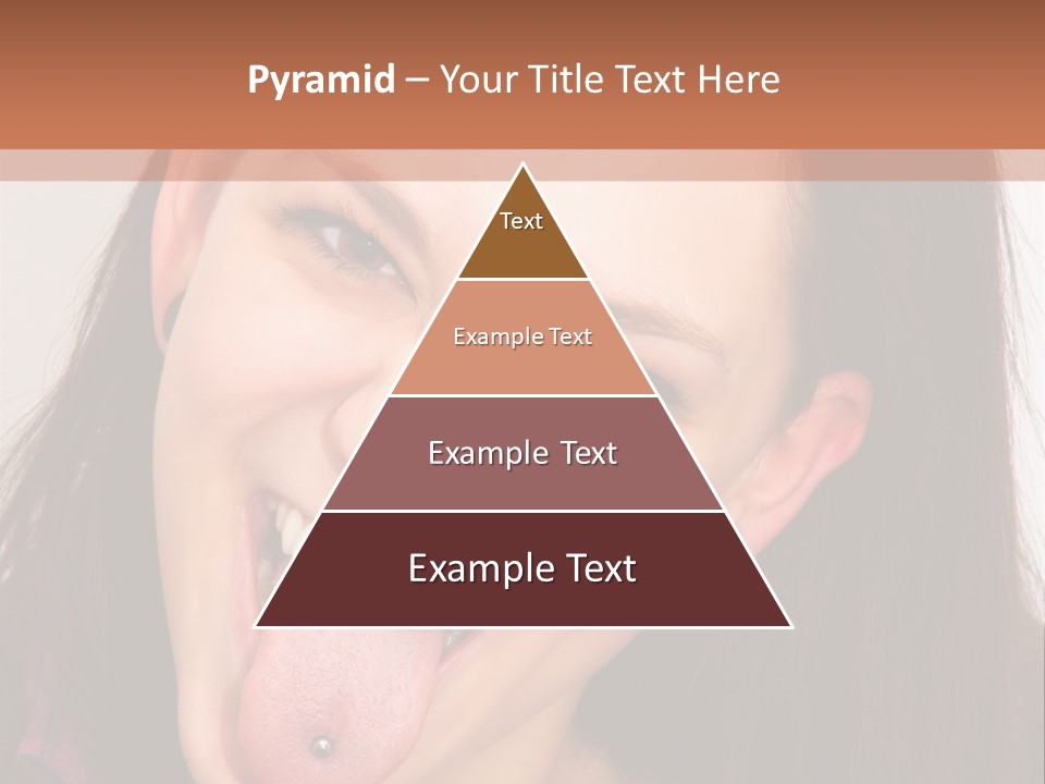 Anger Woman Tongue Out PowerPoint Template