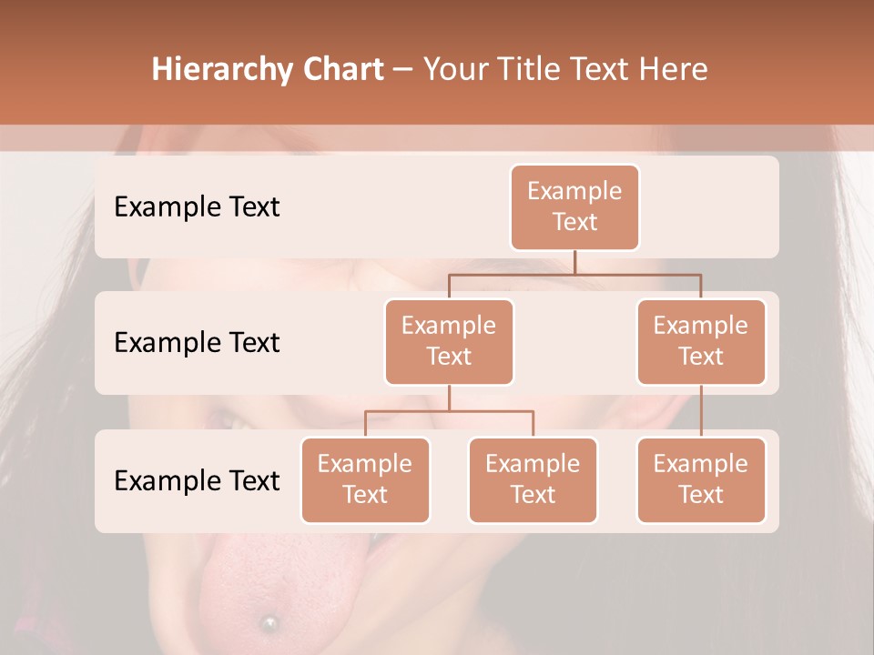 Anger Woman Tongue Out PowerPoint Template