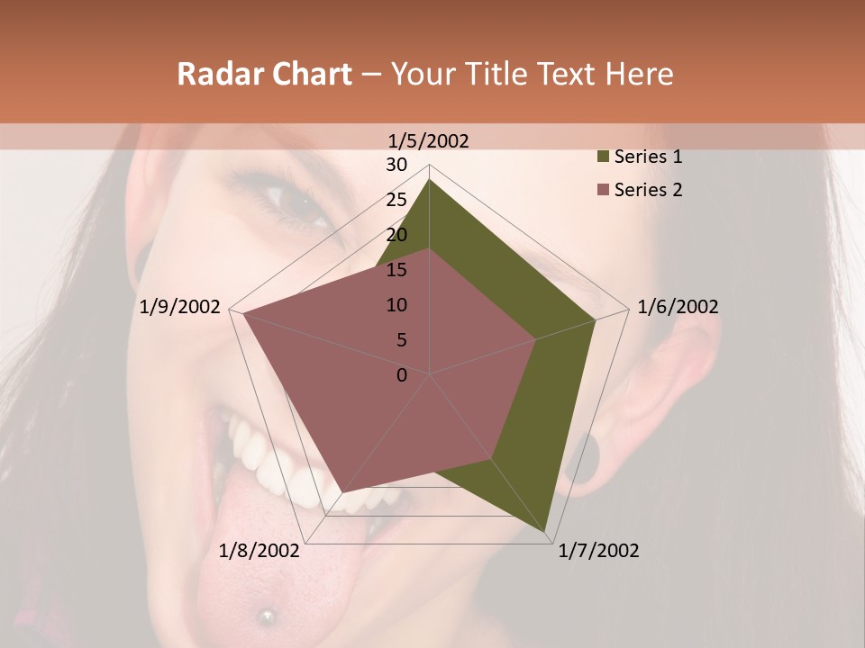 Anger Woman Tongue Out PowerPoint Template