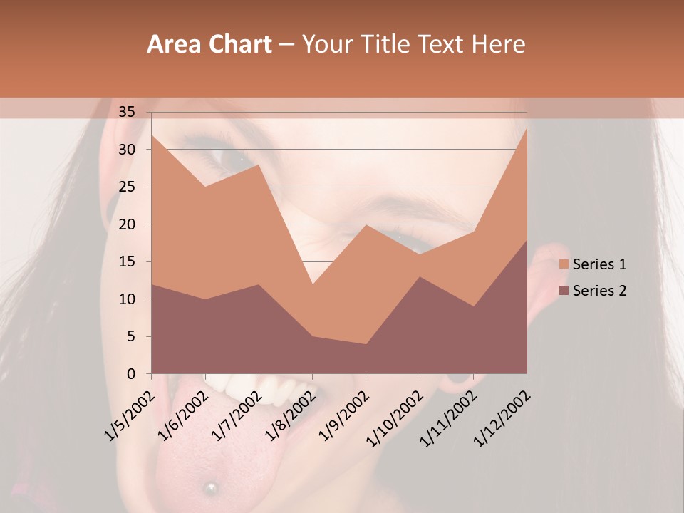 Anger Woman Tongue Out PowerPoint Template
