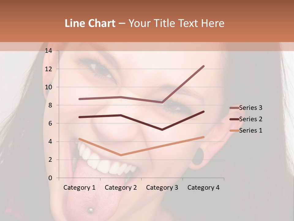 Anger Woman Tongue Out PowerPoint Template