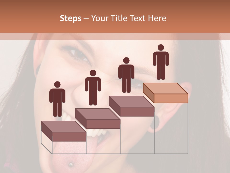 Anger Woman Tongue Out PowerPoint Template