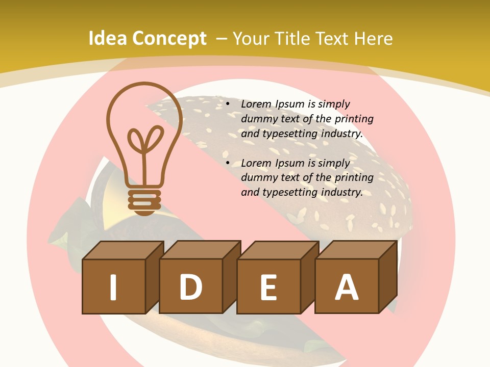 Design Illustration Beef PowerPoint Template
