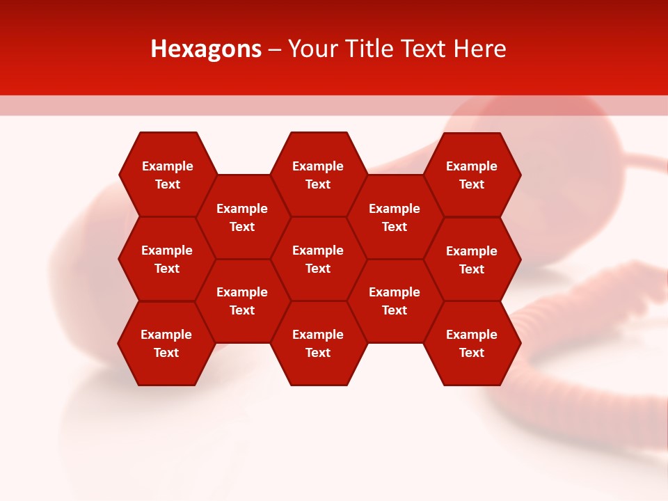 A Red Telephone On A White Surface With A Red Cord PowerPoint Template