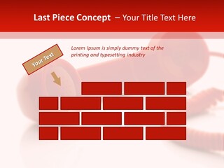 A Red Telephone On A White Surface With A Red Cord PowerPoint Template