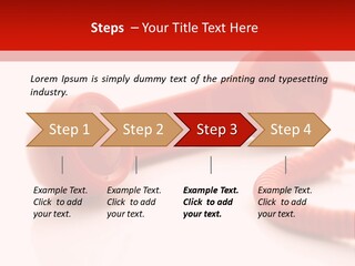 A Red Telephone On A White Surface With A Red Cord PowerPoint Template