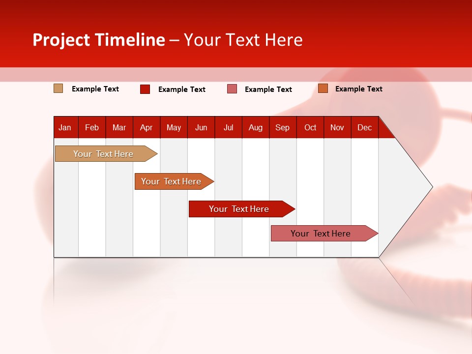 A Red Telephone On A White Surface With A Red Cord PowerPoint Template