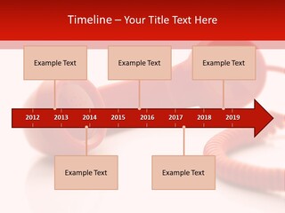 A Red Telephone On A White Surface With A Red Cord PowerPoint Template
