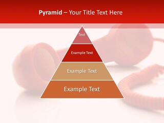 A Red Telephone On A White Surface With A Red Cord PowerPoint Template