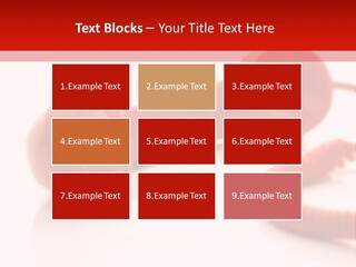 A Red Telephone On A White Surface With A Red Cord PowerPoint Template