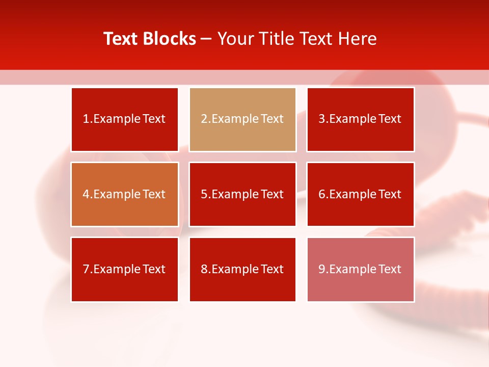 A Red Telephone On A White Surface With A Red Cord PowerPoint Template