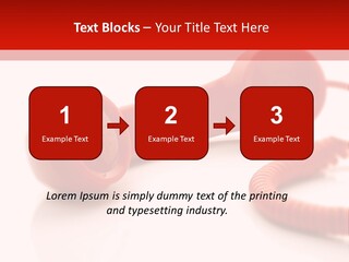 A Red Telephone On A White Surface With A Red Cord PowerPoint Template