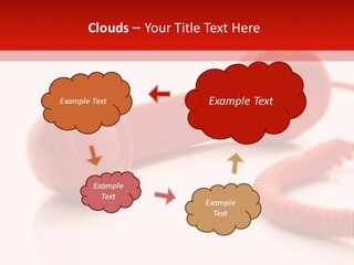 A Red Telephone On A White Surface With A Red Cord PowerPoint Template